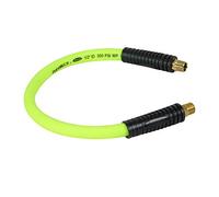 Flexzilla HFZ1202YW3S Manguera de látigo de aire, extremos NPT de 3/8 pulgadas, 1/2 pulgada x 2 pies (pies)