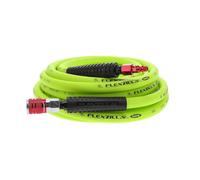 Flexzilla - Manguera de aire con acoplador y enchufe industrial tipo D ColorConnex, 0,95 x 7,62 m, alta resistencia, ligera, híbrida, verde (ZillaGreen) - HFZ3825YW2-D
