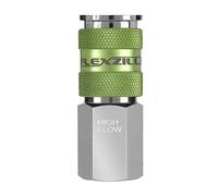 Flexzilla Pro A53416FZ - Acoplador de alto flujo, cuerpo de 1/4”, FNPT de 1/4”