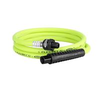 Flexzilla Whip de Rótula Aire Manguera, 3/8 "x 4 ft. (1/4 en. MNPT bola giratorio X 1/4 en. FNPT extremos), resistente, ligera, híbrida, ZillaGreen - hfz3804yw2b
