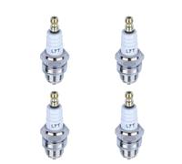 Fleymu 4pc L7T Bujía reemplazo para NGK BPMR7A L7T, Champion CJ8 RCJ6Y RCJ7Y, bujía de dos tiempos universal, Kit de vela de bujías para Trimmer Blower Motosierra Desbrozadora Strimmer Cortacésped
