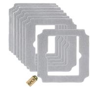 Fleymu Pack de 8 Paños de Limpieza para Ecovacs Winbot Mini, Lavables y Reutilizables, Recambios para Robot Limpiaventanas Modelo W-CC02-0012
