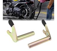 Fleymu Soportes Redondos en U para Motociclet, 1 par Soporte para Garras para Motociclet, Peso de Hasta 400 KG, Soporte de Horquilla para Soporte de Montaje, de Trípode de Elevación