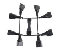 FLFHDUP Kit de Bobina de Encendido Compatible con Audi A4 1.8T a 2.0T FSI Conversión de bobinas del Sistema de Encendido automotriz y Juego de arnés de eliminación ICM(3 to 4 Contacts)