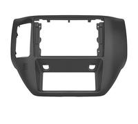 FLFHDUP Kit de Embellecedor Coche Adaptador de Panel de Radio para Nissan Patrol V5 Y61, 9 Pulgadas, para Marco de Coche Marcos para el Tablero del automóvil(Only Black Frame)