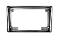 FLFHDUP Kit de Embellecedor Coche Kit de Marco de DVD para Coche, Reproductor de Radio, Pantalla, 2 DIN, Compatible con Opel Astra Zafira 2007 Marcos para el Tablero del automóvil(Only Frame-Silver)