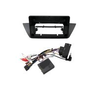 FLFHDUP Kit de Embellecedor Coche Kit de Montaje para Radio de Coche de 10" Compatible con BMW X1 E84 2010-2015, Reproductor de Audio, Marco de Tablero 2 DIN Marcos para el Tablero del automóvil(C)