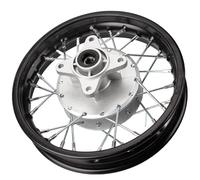 FLFHDUP Llanta de Rueda Llantas de Ruedas de Hierro Delanteras y traseras 2,50-10 para Piezas de Motocicleta Todoterreno de Motocicleta Pit Dirt Rueda(Rear)