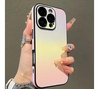 FLFXYFB Defendcase Gradient Color Lens Film All Inclusive for iPhone Case, Gradient Color LensFilm AllInclusive, for iPhone 16/15/14/13/12pro MAX (14 Pro,Yellow)