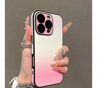 FLFXYFB Defendcase Gradient Color Lens Film All Inclusive for iPhone Case, Gradient Color LensFilm AllInclusive, for iPhone 16/15/14/13/12pro MAX (15 Pro,Pink)