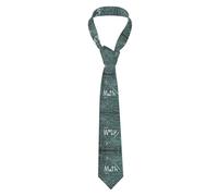 FLGHJNBJN Corbata para hombre con diseño de fórmulas, teoría de matemáticas, lecciones de matemáticas, corbatas divertidas para hombre, corbata de algodón estampada