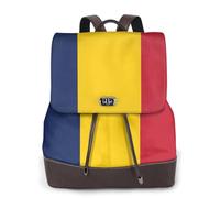 FLGHJNBJN Flag of Chad - Mochila versátil de cuero para mujer, elegante mochila de poliuretano para viajes, universidad, viajes, al aire libre