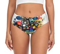 FLGHJNBJN Inteligencia artificial Brain - Ropa interior femenina hipster lavable, no encoge, ajuste para uso diario, XS a 4XL, Negro, XXL