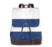 FLGHJNBJN Mochila versátil de piel sintética con bandera holandesa para mujer, elegante mochila de poliuretano para viajes, universidad, viajes, al aire libre