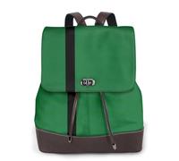 FLGHJNBJN Mochila versátil de piel sintética con la bandera del Sultanato de Delhi para mujer, elegante mochila de poliuretano para viajes, universidad, viajes, al aire libre