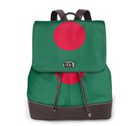 FLGHJNBJN Mochila versátil de piel sintética para mujer, con diseño de bandera de Bangladesh, para viajes, universidad, viajes al aire libre