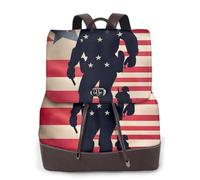 FLGHJNBJN US Military Soldiers Patriotic Memorial Day Mochila de cuero versátil para mujer, elegante mochila de poliuretano para viajes, universidad, viajes, al aire libre