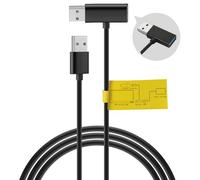 Flgocexs Adaptador de Datos de alimentación USB Negro para Android Auto Adaptador Carplay inalámbrico