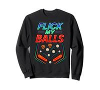 Flick My Balls Camisa Pinball Pinball Camiseta Ropa Arcade Sudadera
