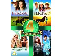 Flicka/Flicka 2/Aquamarine/Just My Luck (4 Dvd) [Edizione: Regno Unito] [Reino Unido]