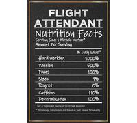 Flight Attendant: Flight Attendant Gifts For Women and Men - Perfect Journal for Appreciation and Thank You Gifts, Flight Attendants End of School Year Graduation, Christmas and Birthday Gift Ideas