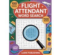 Flight Attendant Word Search: A Fun and Relaxing Word Search Book for Aviation Lovers