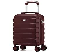 Flight Knight Maleta Cabina Ligera 40x30x20 cm Carcasa Rigida Asa Telescopica Aluminio 8 Ruedas Spinner Cerradura TSA Compatible easyJet Vueling Wizz Air Equipaje Mano Bajo Asiento