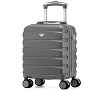 Flight Knight Maleta Cabina Ligera 40x30x20 cm Carcasa Rigida Asa Telescopica Aluminio 8 Ruedas Spinner Cerradura TSA Compatible easyJet Vueling Wizz Air Equipaje Mano Bajo Asiento