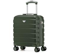 Flight Knight Maleta Cabina Ligera 45x36x20 cm Carcasa Rigida Asa Telescopica Aluminio 8 Ruedas Spinner Cerradura TSA Compatible easyJet Wizz Air Equipaje Mano Bajo Asiento