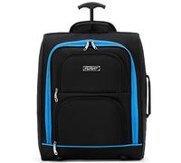 Flight Knight Maleta De Cabina De Mano Homologada Easyjet con Asiento Bajo 2 Ruedas Bolsa Ligera Ideal para Viajes En Avión 45x36x20cm