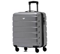 Flight Knight Maleta Rigida Ligera de 4 Ruedas, Equipaje de Mano Aprobado para Aerolineas como British Airways, Tamano Maximo para easyJet Maleta de Cabina Grande 56x45x25cm