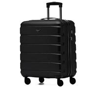 Flight Knight Maleta Rigida Ligera de 4 Ruedas, Equipaje de Mano Aprobado para Aerolineas como British Airways, Tamano Maximo para easyJet Maleta de Cabina Grande 56x45x25cm