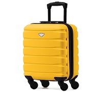 Flight Knight Maleta Rigida Ligera de 4 Ruedas, Equipaje de Mano Aprobado para Mas de 100 Aerolineas como British Airways, Ryanair y easyJet Aprobado como Equipaje de Mano Gratis 45x36x20cm