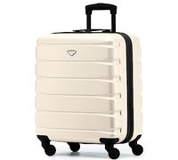 Flight Knight Maletas Rigidas ABS Ligeras de 4 Ruedas, Equipaje de Cabina y de Bodega Aprobadas Por Mas de 100 Aerolineas Como easyJet, British Airways, RyanAir, Virgin Atlantic, Emirates y Muchas Mas