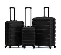 Flight Knight Maletas Rigidas ABS Ligeras de 4 Ruedas, Equipaje de Cabina y de Bodega Aprobadas por Mas de 100 Aerolineas como easyJet, British Airways, RyanAir, Virgin Atlantic, y Emirates