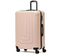 Flight Knight Premium Lightweight Suitcase - Built-In Side Lock - 8 Spinner Wheels - ABS Hard Shell Check In Highly Durable Luggage - Large - 76.5x52x30cm