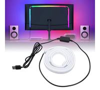 Flight LED de Computadora para Pantallas de 34 Pulgadas, Luces de Tiras LED de 71 Piezas Sincronizadas a Pantalla y Música, 3 Modos de Iluminación, Luz de Fondo de RGB Detrás de