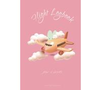 Flight Logbook for Girls. A logbook for young girls to record details of all their flights ever taken. A charming memento for life. Look back on your ... for a Baby Shower, Birthday or Christmas.