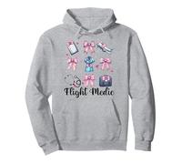 Flight Medic, Enfermera de Vuelo, paramédica, niña, mamá, Coqueta, Lazo Sudadera con Capucha
