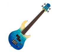Flight Mini Bass Electric Bass Transparent Blue