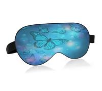 Flight of Butterflies is in The Rays of Light Antifaz para dormir, ligero, suave, transpirable, con correa ajustable, antifaz opaco para mujeres y hombres para viajes nocturnos y dormir
