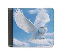 Flight of The Snowy Owl - Cartera plegable para hombre, diseño de búho nevado