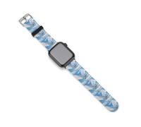 Flight Of The Snowy Owl - Correas de repuesto de silicona para reloj Apple Watch, 42mm/44mm, Acero inoxidable, Amatista