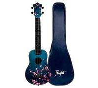 Flight Ukeleles TUSL32 - Ukelele de viaje ABS de cuello largo - Sakura