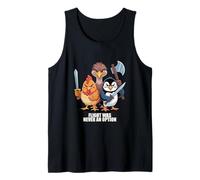 Flight Was Never An Option Fun Bird Psychology Joke Camiseta sin Mangas