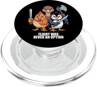 Flight Was Never An Option Fun Bird Psychology Joke PopSockets PopGrip para MagSafe