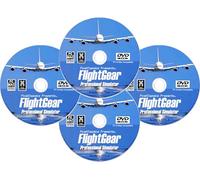 FlightGear Flight Simulator 2025 Edición Premium Deluxe en 4 CD | Simulador de Vuelo | 600 Aviones + 1000 Libreas Incluidas | Escenarios globales completos | Windows 11, 10 y Mac