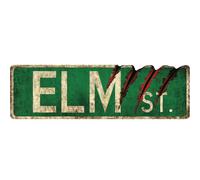 Flinelife Letrero de madera de Elm Street de 16 x 6, letrero de pelνcula de terror, perfecto para amantes de las pelνculas de terror, regalo