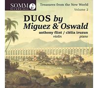 Flint,Anthony/Iruzun,Clélia - Treasures from the New World, Vol.2: Duos by Miguez and Oswald