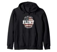 Flint Michigan, Bandera Americana Vintage Sudadera con Capucha